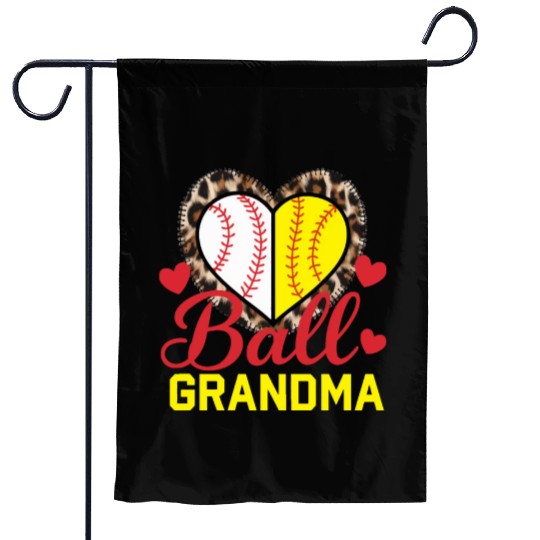 Baseball Grandma Grandmother Grandparents Day Garden Flags
