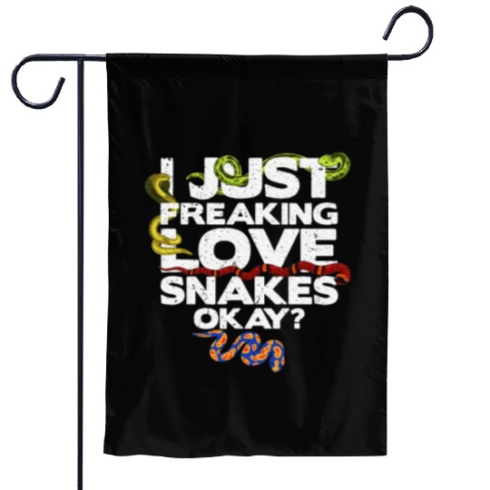 Snake Lover, Snake, Reptile Lover, Pet Snake Garden Flags