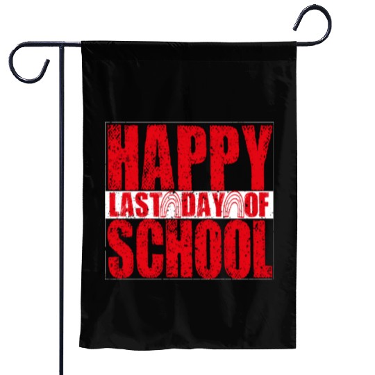 hello teacher Happy day preschool summer student Garden Flags
