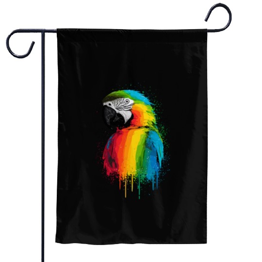 Macaw Parrot for a Bird Lover Animal Lover Garden Flags