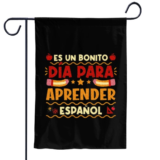 Espanol Maestra Hispanic Teacher Spanish Teacher Garden Flags