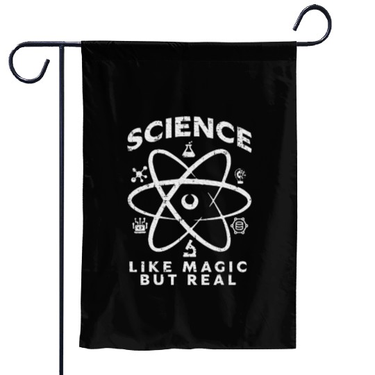Science Like Magic But Real Cool Chemistry Physics Garden Flags