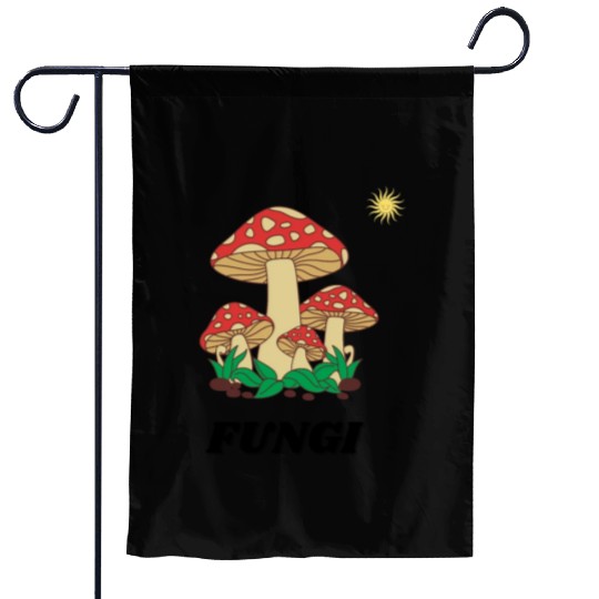 FUNGI Garden Flags