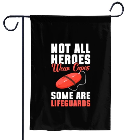 Lifeguard Lifebuoy Water Swimming Instructor Garden Flags