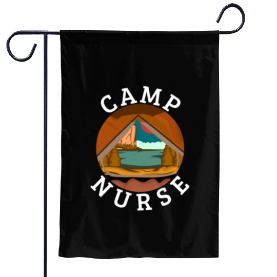 Summer Camp Nurse Women Garden Flags