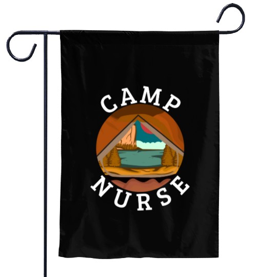 Summer Camp Nurse Women Garden Flags