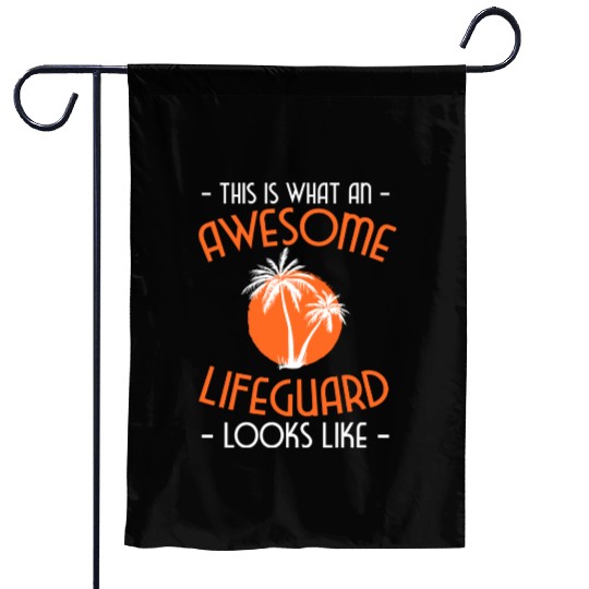 Lifeguard Pool Garden Flags