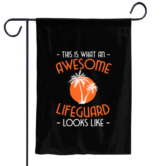 Lifeguard Pool Garden Flags