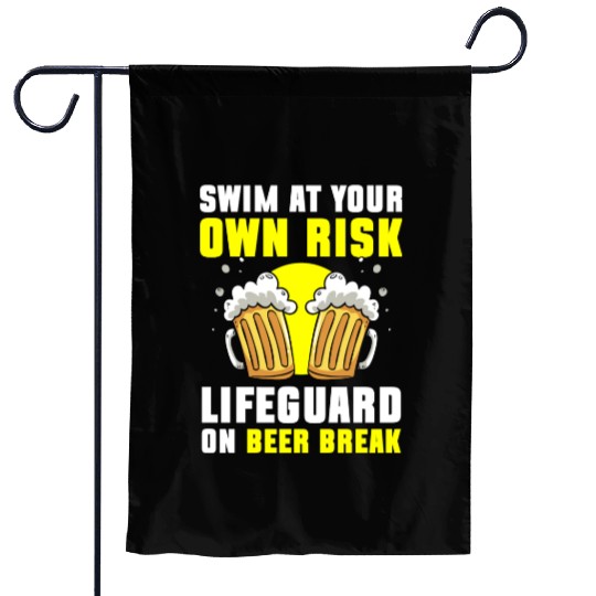 Lifeguard Pool Summer Garden Flags