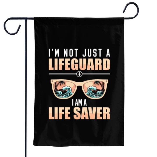 Lifeguard Outdoor Pool Water Swimming Instructor Garden Flags