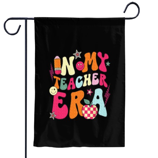 In My Teacher Era Teacher Garden Flags