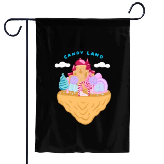 Cute Candy Land Garden Flags