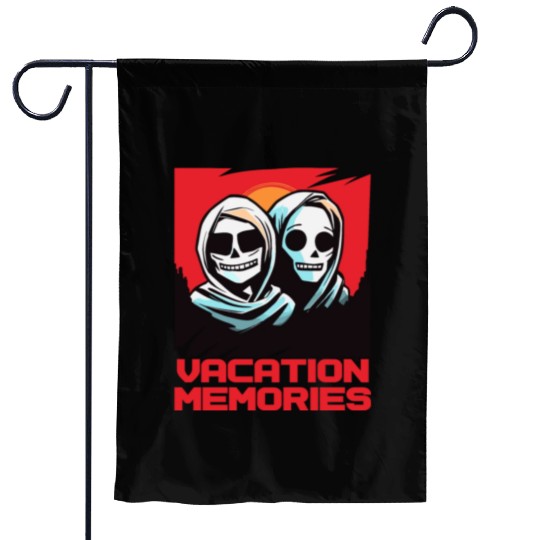 Strange Mummy: Vacation Memories Garden Flags