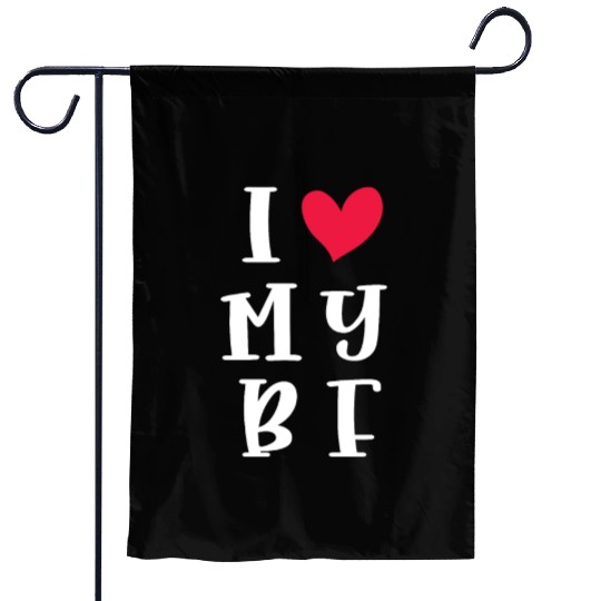 I Love My Boyfriend, Romantic Gift Garden Flags