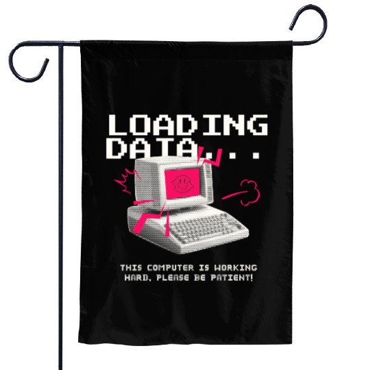 Computer Error Page Garden Flags