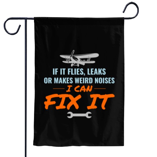 Aircraft Mechanic Aviation Maintenance Technician Garden Flags