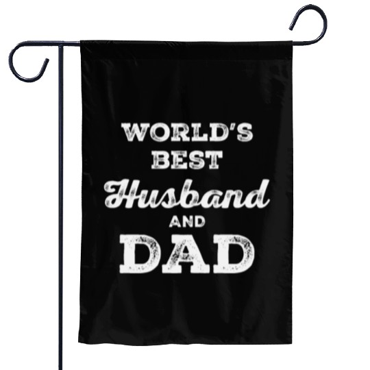World's Best Husband and Dad Father's Day Garden Flags