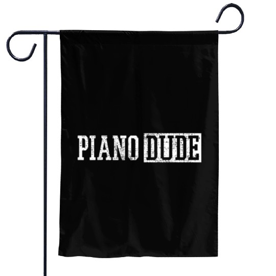 Piano Keyboard Musician Pianist Garden Flags