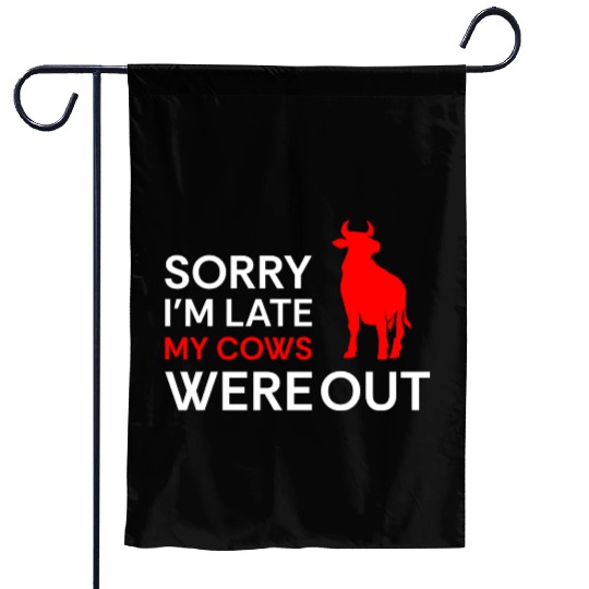 Cattle Farmer Animal Calf Garden Flags