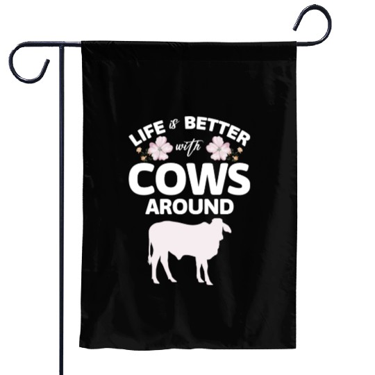 Cow Farmer Cattle Farmer Garden Flags