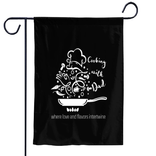 Cooking with Dad Garden Flags