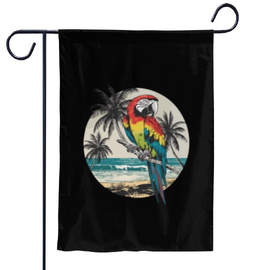 Macaw Parrot for a Bird Lover Animal Lover Garden Flags