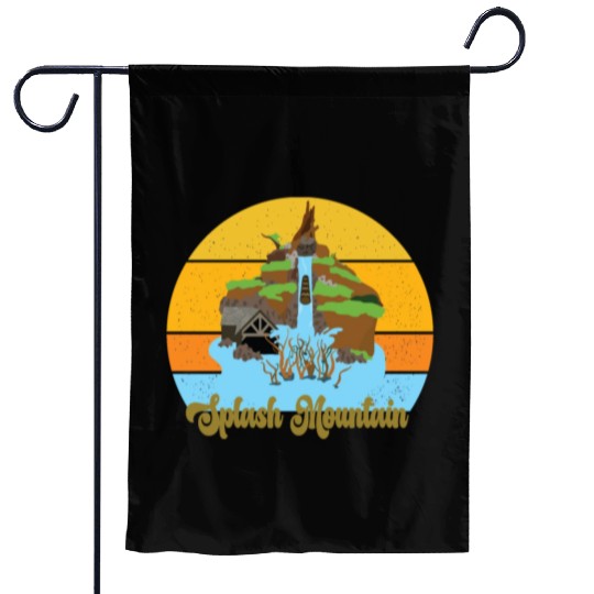 Splash Mountain Garden Flags