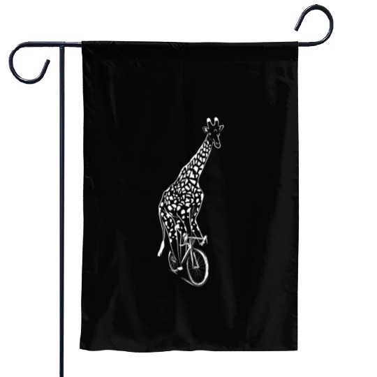 Cycling Giraffe Bicycle Clothes Cyclist Garden Flags