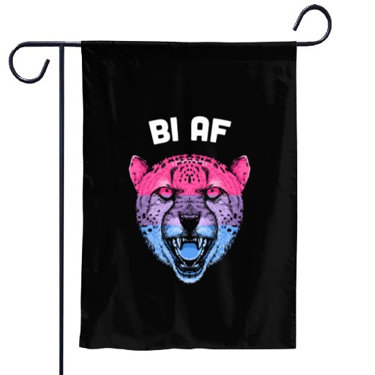 Bi AF Bisexual LGBTQ Bi Pride LGBT Funny Pride Mon Garden Flags