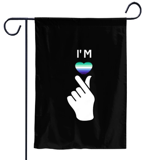 I'm GAY Mini Heart Garden Flags