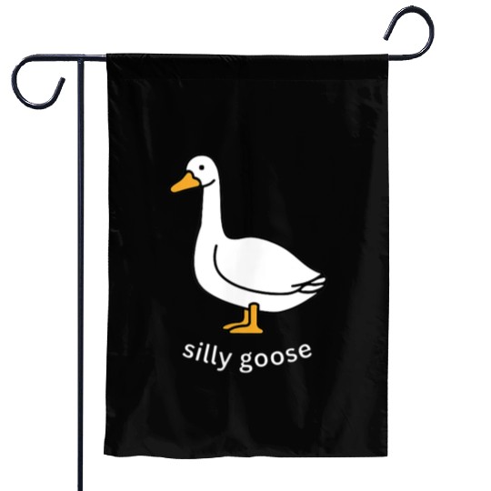 Silly Goose Cute Trendy Clothing Garden Flags