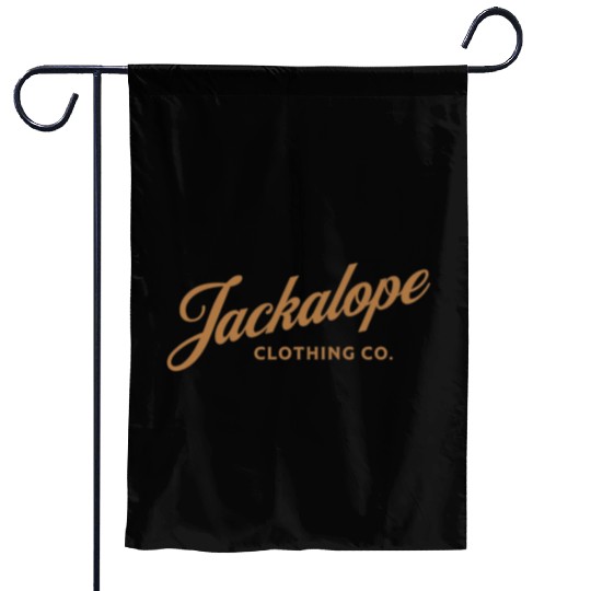 Jackalope Clothing Logo Premium Garden Flags