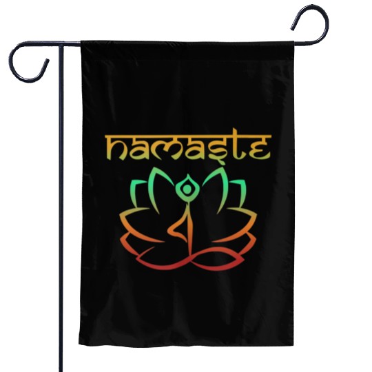 Zen AF Yoga Clothes Garden Flags
