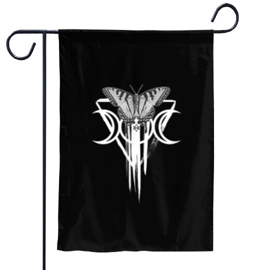 clothing aesthetics butterfly witchcraft Garden Flags