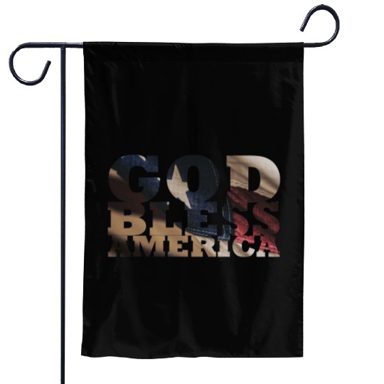 God Bless America Garden Flags