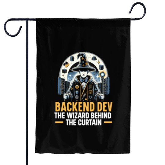 Backend Developer Programming Software Programmer Garden Flags