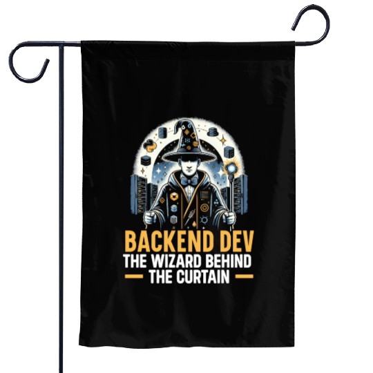 Backend Developer Programming Software Programmer Garden Flags