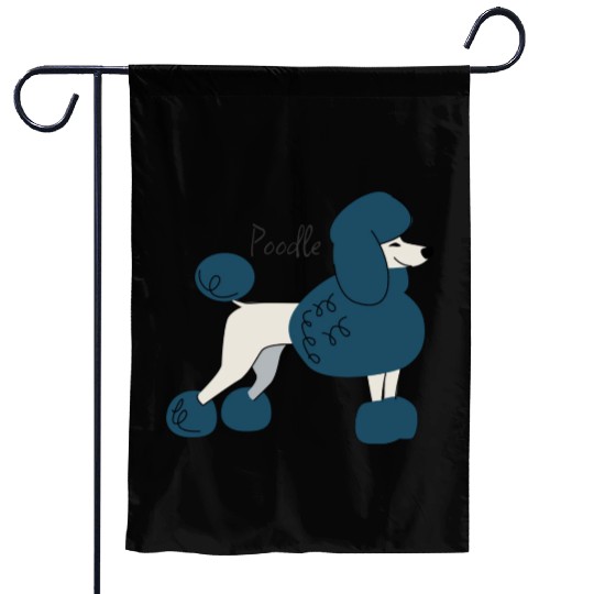 Poodle Garden Flags