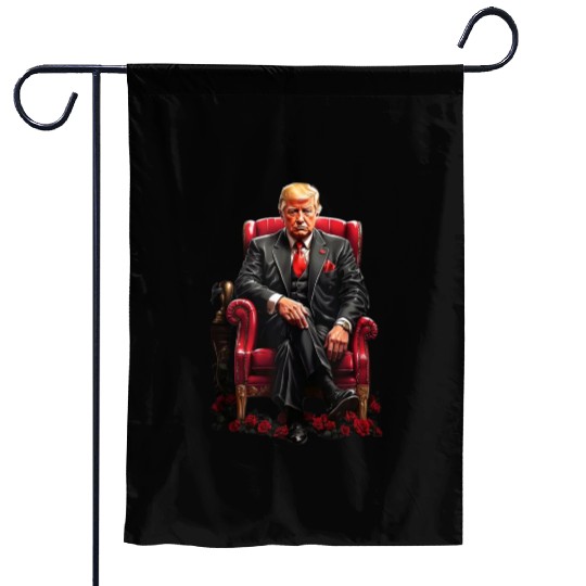 Trumpfather Funny President Donald Trump Garden Flags