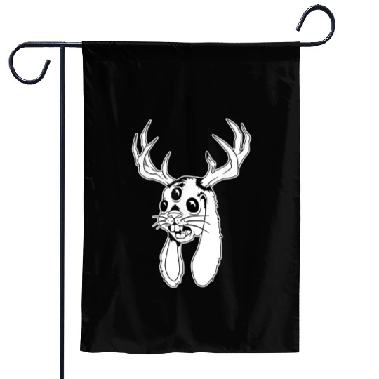 Believe Jackalope Jackrabbit Lovers Garden Flags