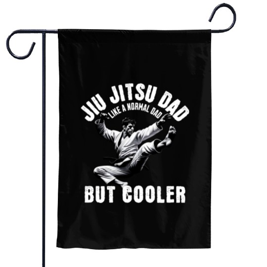 Jiu-Jitsu Dad Garden Flags BJJ Men Father Vintage