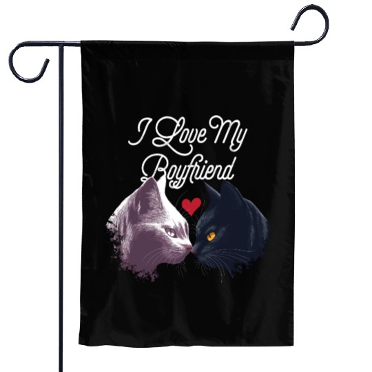 I Love My Boyfriend Funny Valentines Day Humor Garden Flags