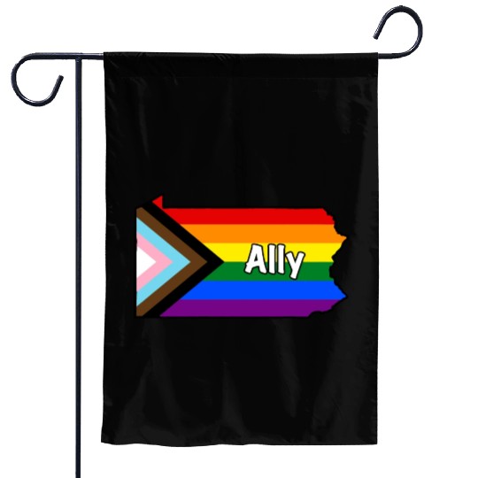 Pennsylvania Pride Ally Progress Flag Garden Flags