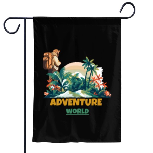 adventure world Garden Flags