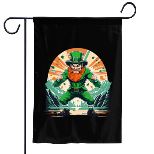 St. Patrick's Day Shamrock St Paddy's Day Leprecha Garden Flags