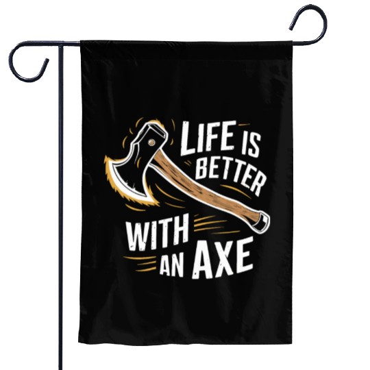 Axe Throwing Enthusiasts Championship Precision Garden Flags