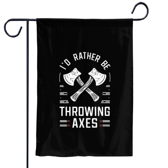 Axe Throwing Enthusiasts Championship Precision Garden Flags