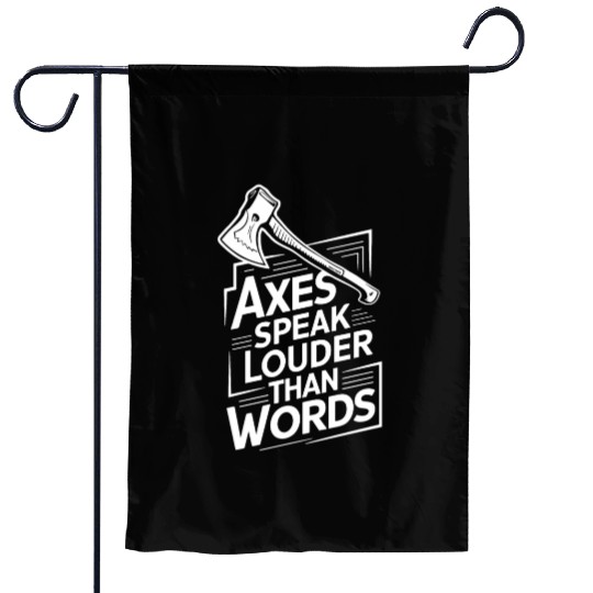 Axe Throwing Enthusiasts Championship Precision Garden Flags
