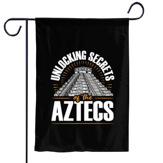 Aztec Pyramid Mayan Indigenous Mexican Aztec Garden Flags