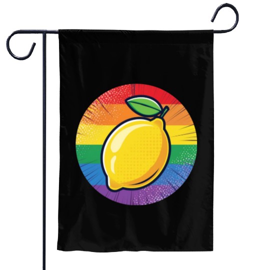 LGBTQ Lemon Garden Flags